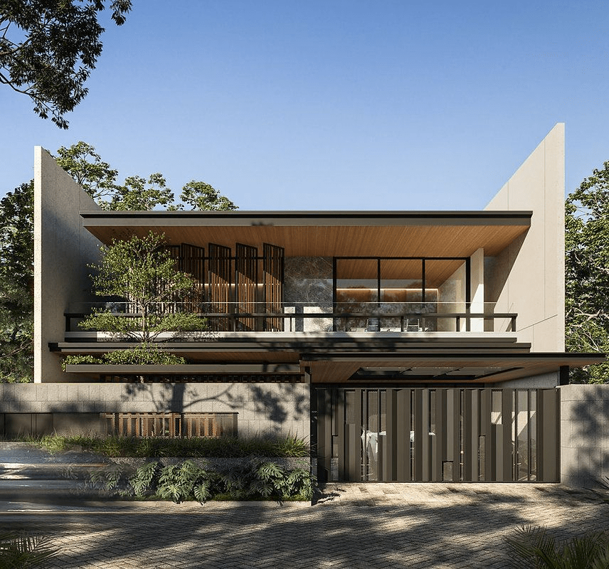 jasa desain rumah 2 lantai konsep open&nbsp;space